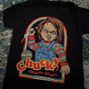 Black Chucky Spirit Halloween T-Shirt